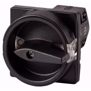Sezionatore ausiliario Eaton, TM, 10 A, da incasso, contatti: 3, funzione STOP, con manopola nera e di bloccaggio, bloccabile in posizione 0 210955
