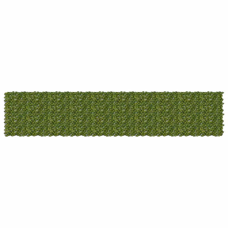 vidaXL Schermo per balcone con siepe artificiale Verde e Giallo L: 500 cm, H: 100 cm