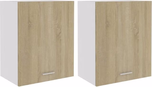 Armadio pensile | Mobili Pensili ¡°Lyon¡± 2 pz Rovere Sonoma 50x31x60 cm