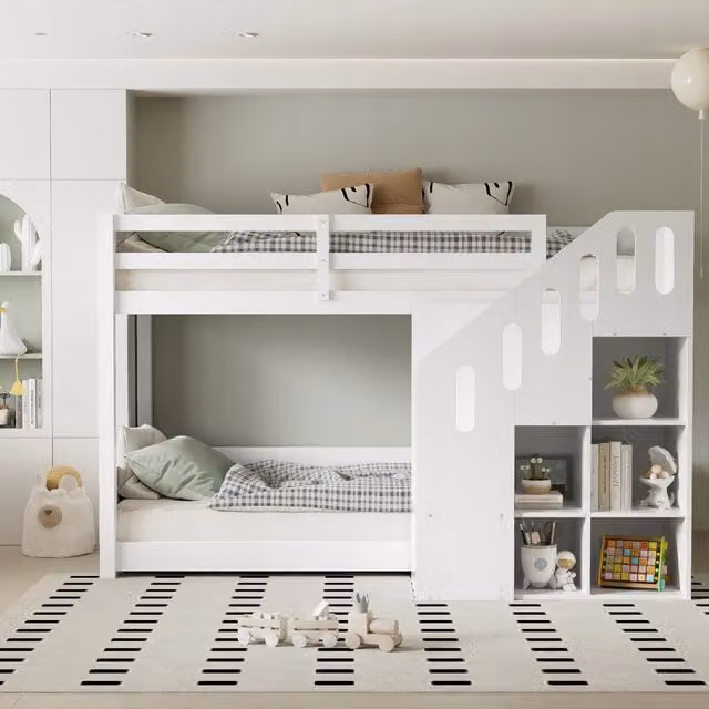 Letto a castello 90x200 bianco - Xylo