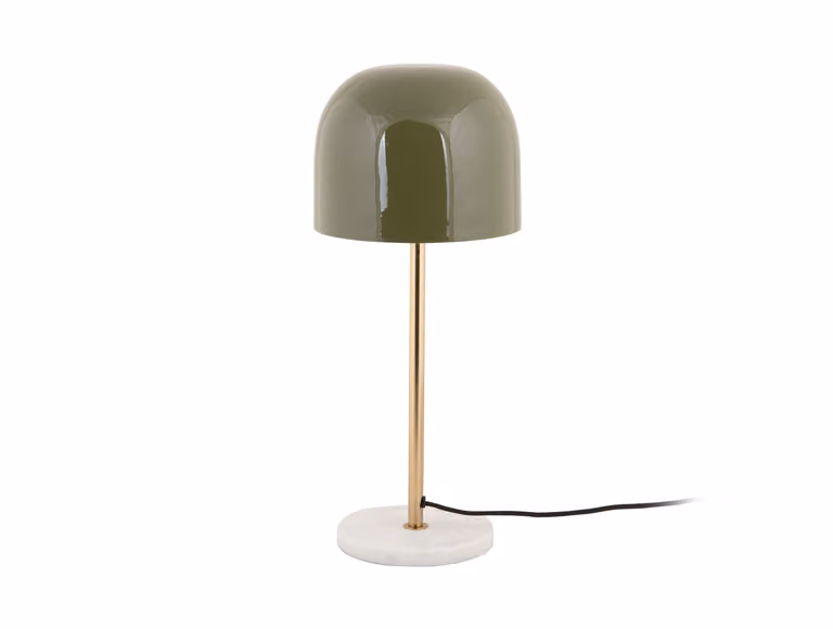 Leitmotiv - Lampada da tavolo Manta - Verde - Ø20cm Lampada da tavolo - Lampada da comodino, soggiorno, camera da letto