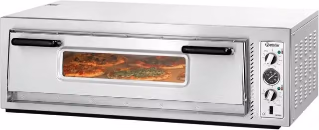 Forno elettrico per pizza a camera Bartscher NT 901 in acciaio inossidabile color argento