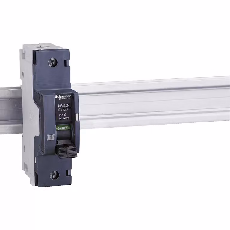 Interruttore automatico Schneider Electric NG125N, 1 polo, 63 A, curva caratteristica C 18617