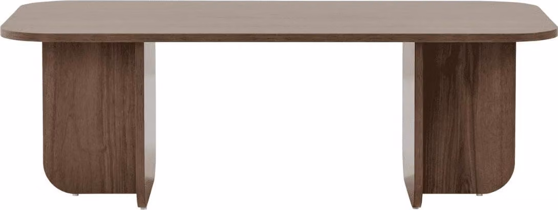 Calicosy - Tavolino rettangolare con piano dai bordi arrotondati L120 cm - BECAJ
