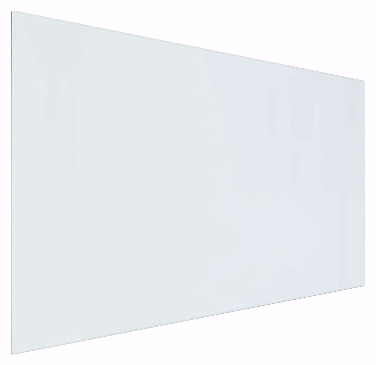 Piastra in vetro per camino Trasparente 100 x 60 cm Vetro