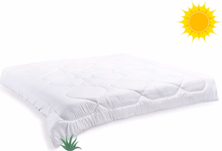 Coperta francese Aloe Vera estate 200x200cm 600g