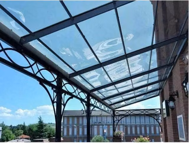Telo in PVC Cristal Trasparente Tendeevolution, Spessore 0,65 mm, 750 g/m², Dimensioni: 1,8 x 5 m, Ignifugo e Impermeabile con Protezione UV
