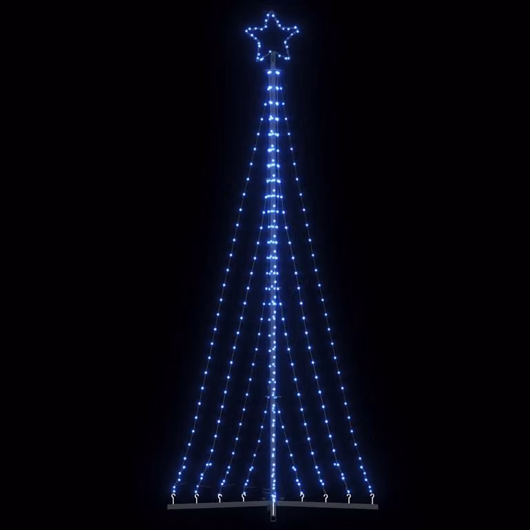 vidaXL Albero di Natale a LED 447 LED Blu 250 cm