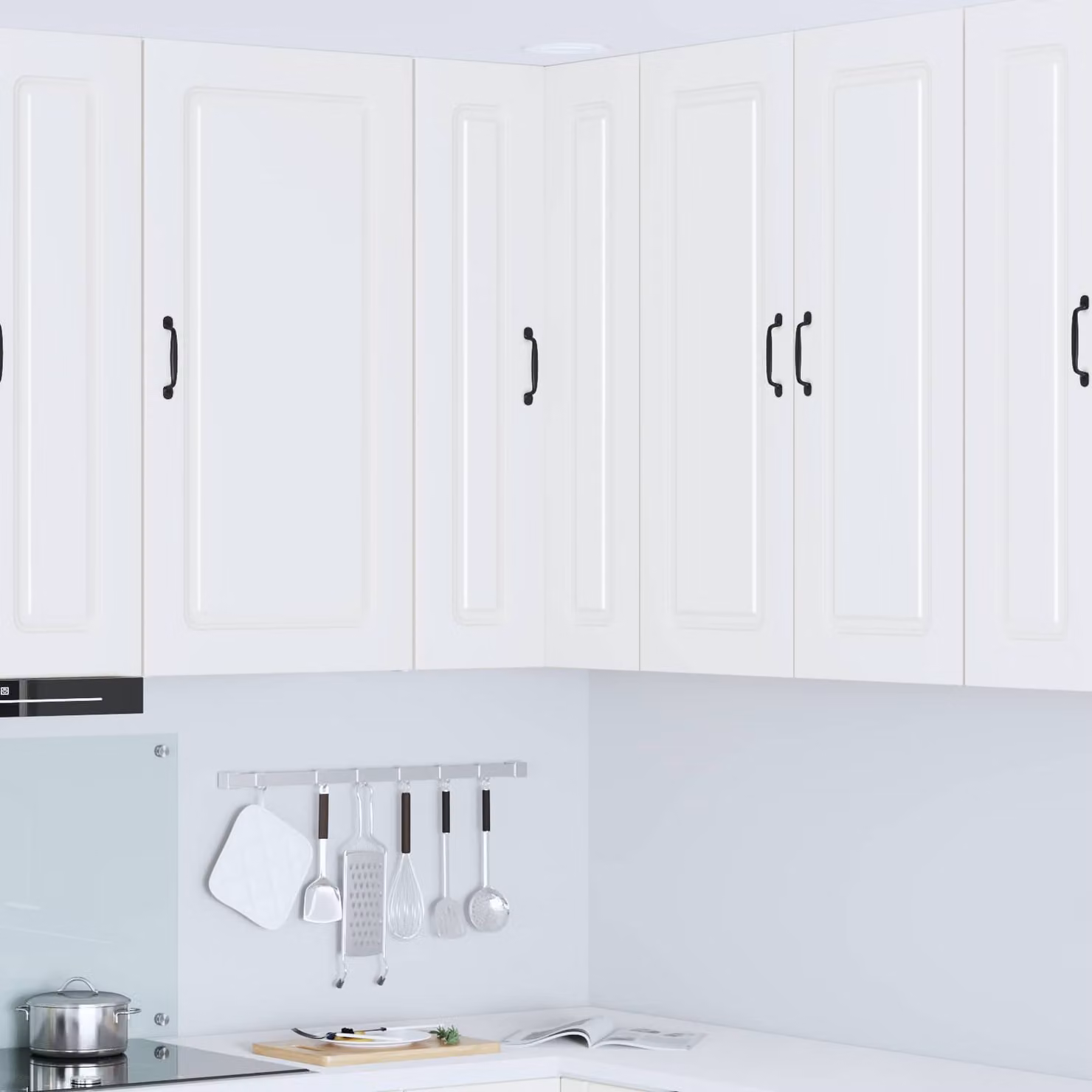 Pannello per lavastoviglie incasso vidaXL Kalmar Bianco L: 57 cm, P: 57 cm, H: 100 cm