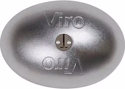 Lucchetto per van Van Lock 4222 Viro in acciaio inossidabile color argento con chiave