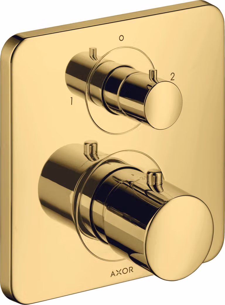 hansgrohe AXOR Citterio M thermostat encastré avec vanne d'arrêt/changeur, 34725990, 34725990