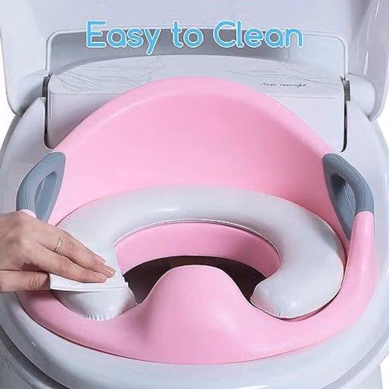 Riduttore per sedile del water per bambini Famanu, con maniglie ergonomiche
