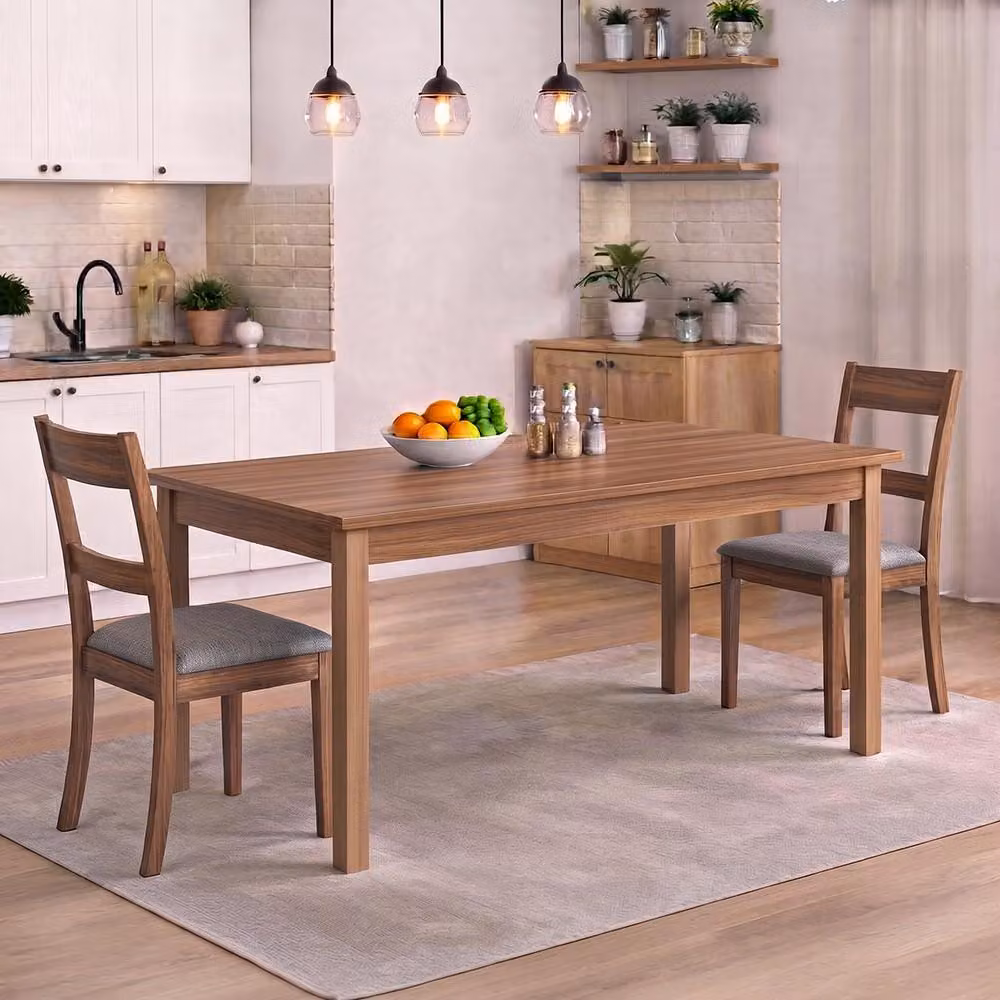 Tavolo Allungabile Firenze 140x85 cm Noce Naturale Italy