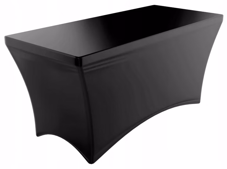 Tovaglia per catering, colore nero, 180 cm