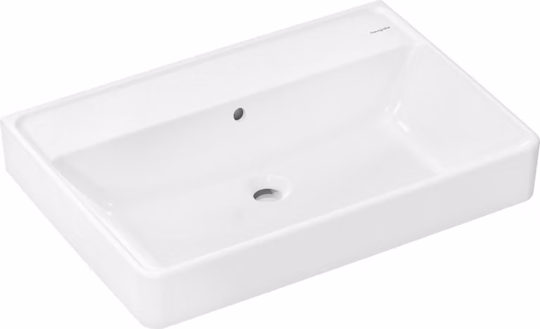 hansgrohe Xanuia Q lavabo, sans trou pour robinet, avec trop-plein, 700x480mm, blanc, 60222450, 60222450