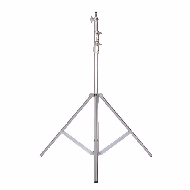 Supporto per l'illuminazione, set in acciaio inox, braccio trasversale con sacca per pesi, solo stativo