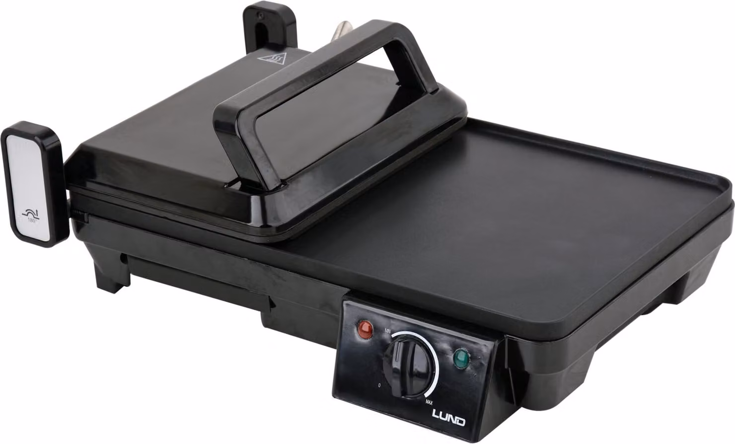 Grill elettrico 2000W, 2in1, grill da tavolo e tostapane 40,5x25 cm