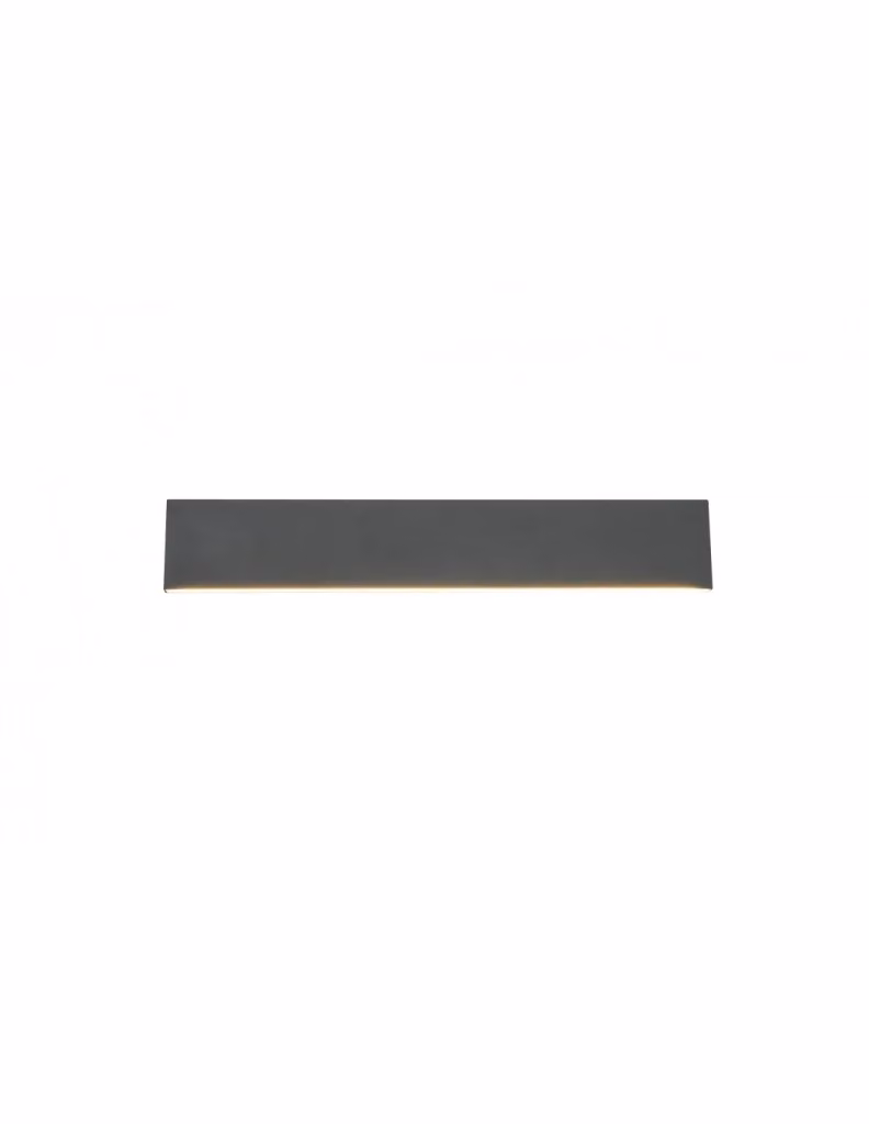 Applique LED Concha Trio Leuchten in metallo grigio con doppia emissione up/down per parete – 2