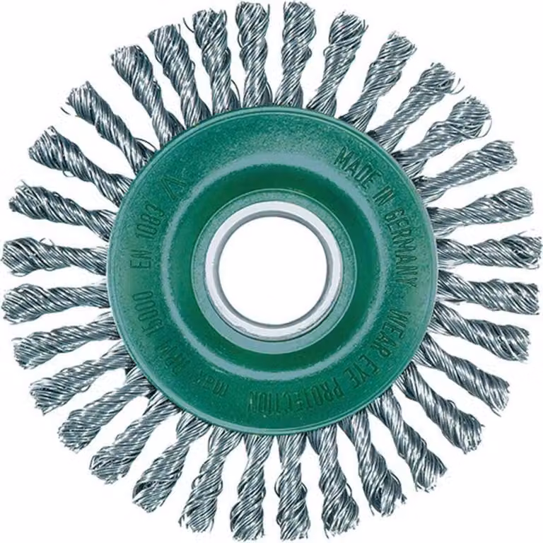Spazzola rotonda Lessmann Ø115 mm VA 15.000 min-¹ - 472801EZ