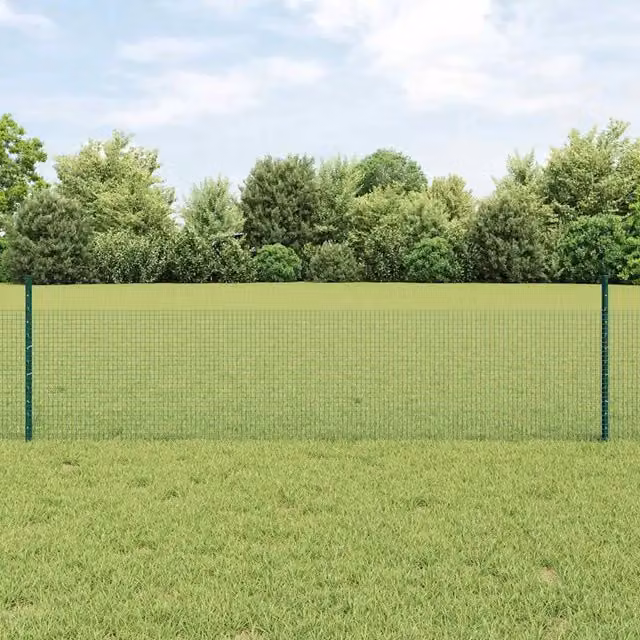 Recinzione in rete saldata con pali 100 x 0,5 m Verde Rete 3336533