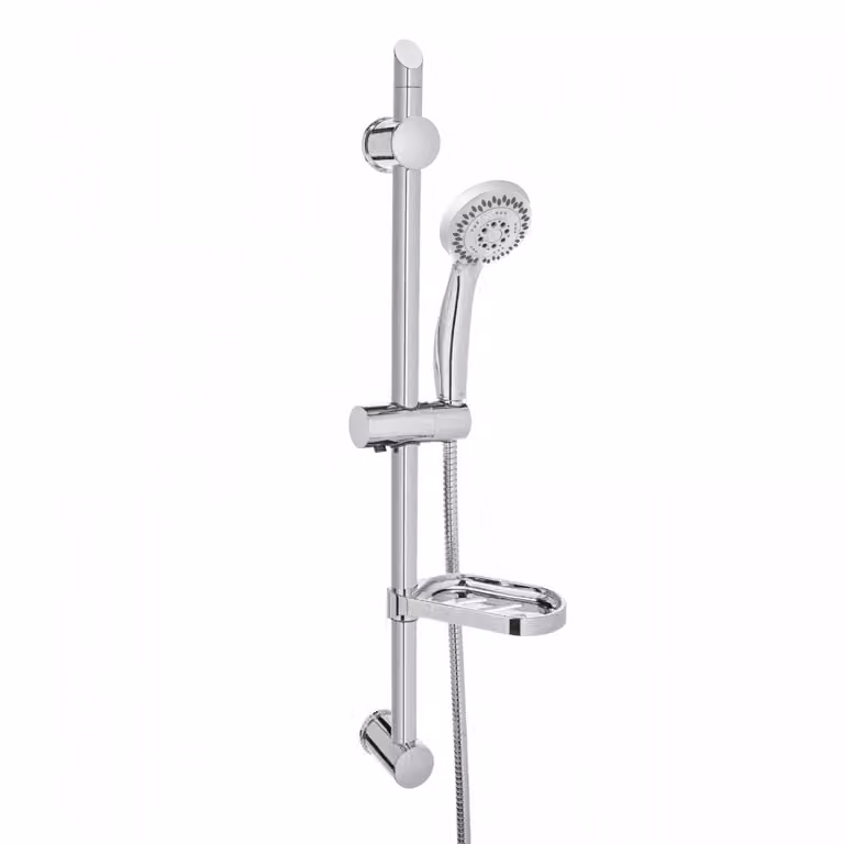 Set doccia design Esla 5F, cromo 65 cm