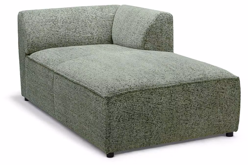 Element modulare Brick Modul L, lato destro, colore verde oliva opaco