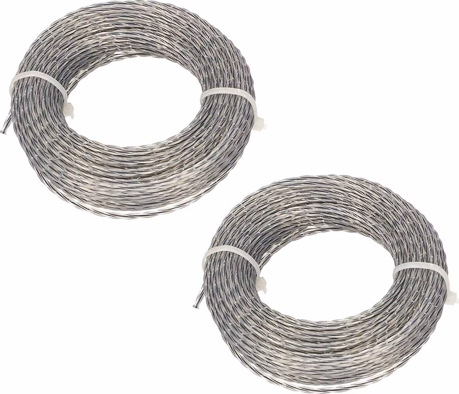KOTARBAU® Set di 2 bobine di filo per tagliaerba rinforzato con anima 3,0 mm x 15 m (30 m) per decespugliatori professionali