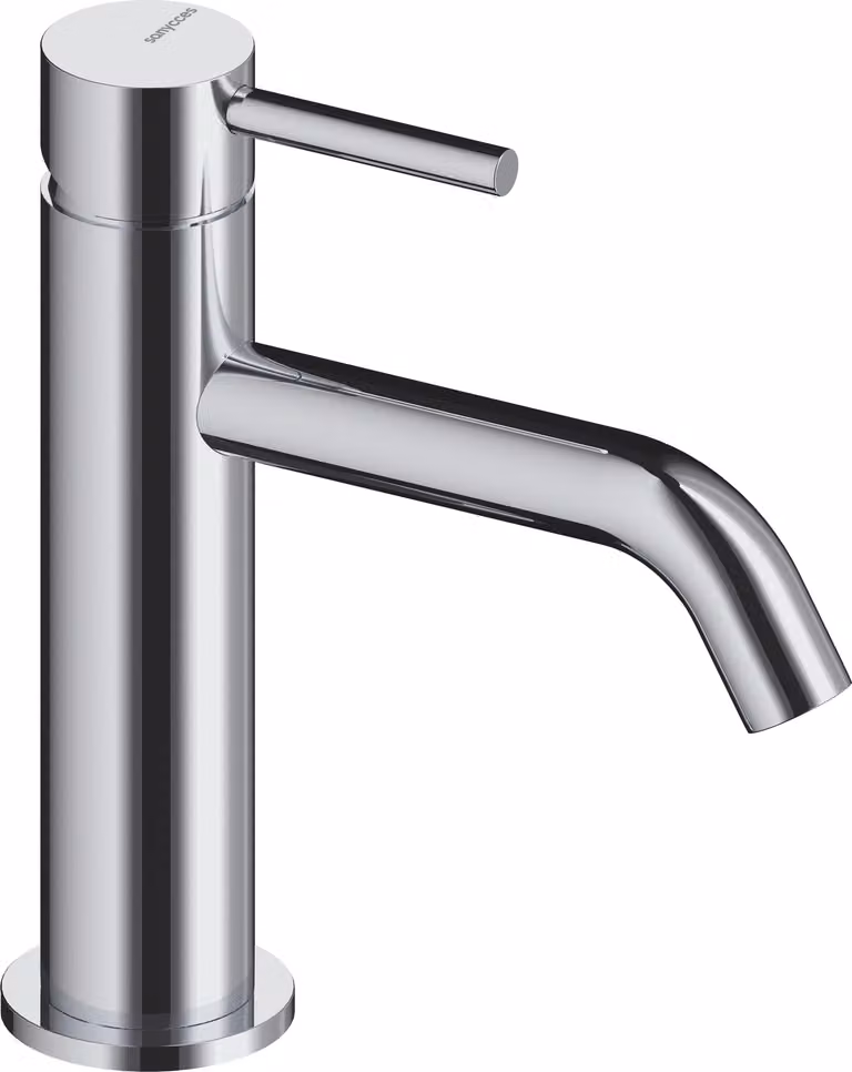 SANYCCES LOOP ColdOpen Miscelatore monocomando per lavabo 17,3 cm, cromato