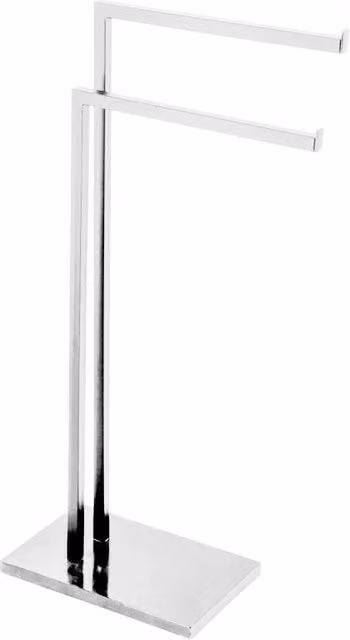 Set di 6 Piantena Portasalviette Loto Acciaio Due Bracci