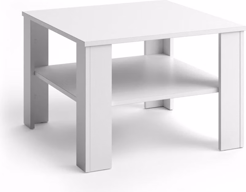 Tavolino da salotto Vicco Homer Bianco 60 x 60 cm, Model 26789