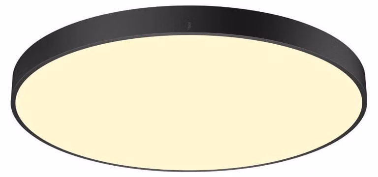 SLV 1007314 MEDO PRO 90, plafoniera LED rotonda 3000/4000K, 74W, taglio di fase del bordo d'uscita, 110°, nero