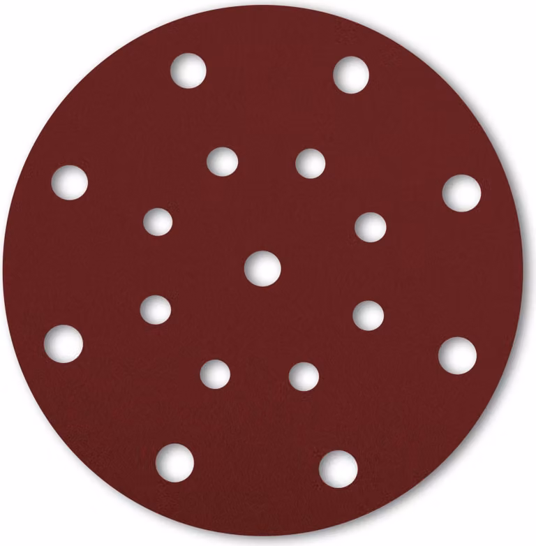 Dischi abrasivi STIER legno D150 / P60 / 16 fori / 25 pezzi, carta abrasiva, carta abrasiva rotorbitale, dischi abrasivi rotorbitali, 150mm