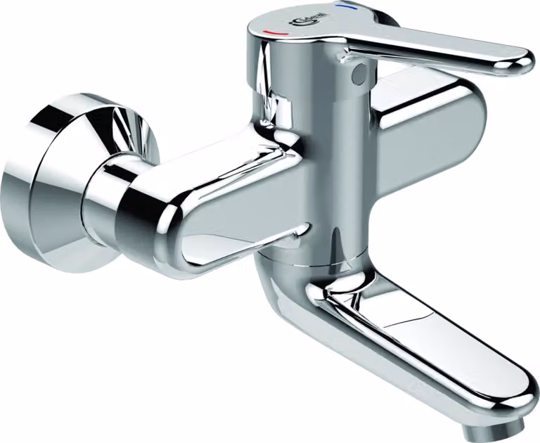 Ideal Standard CERAPLUS 2 miscelatore per lavabo a parete, bocca 100 mm cromo