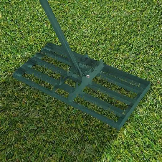 Tosaerba verde - Livellamento del prato - Lunghezza regolabile - 25 x 50 cm - Tosaerba