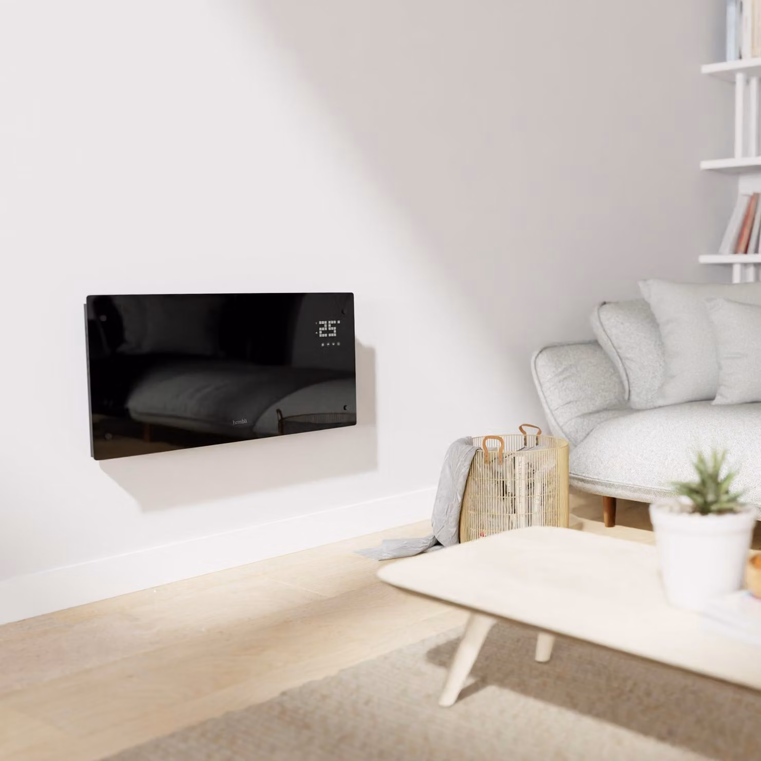 Riscaldatore a convezione in vetro Hombli 2000W
