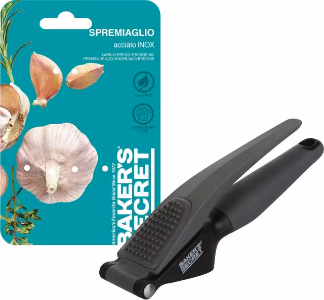 Spremiaglio in plastica nera Baker's Secret lavabile in lavastoviglie