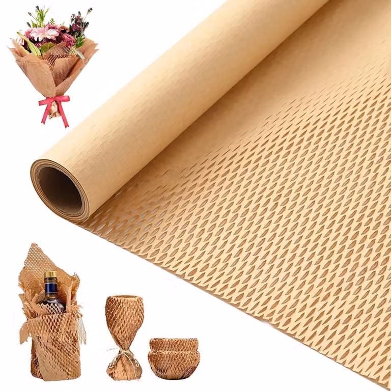 Rotolo di carta alveolare, 30 cm x 30 m, marrone, materiale di riempimento