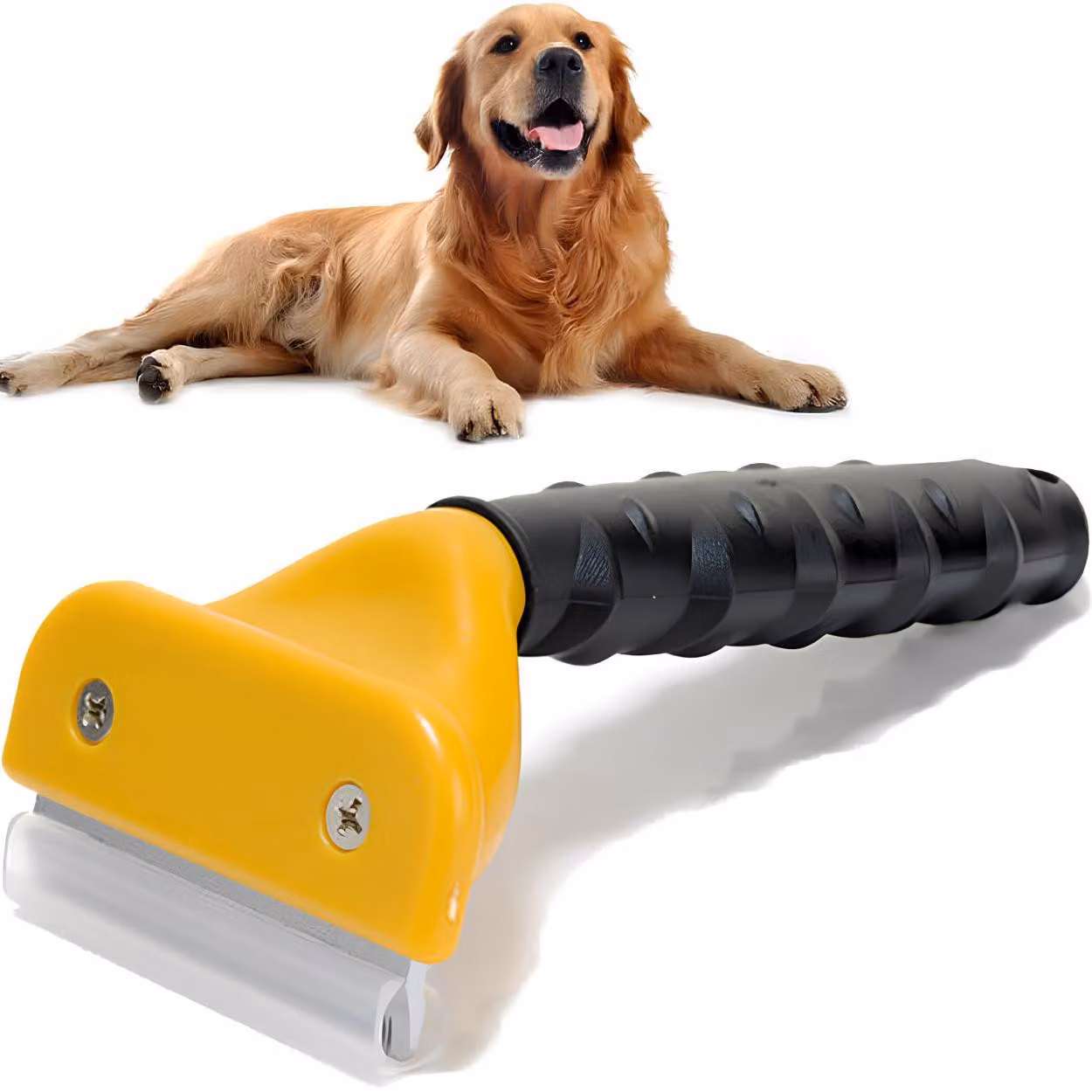 Spazzola per Toelettatura Cani e Gatti XS - Rimuove Pelo Morto Efficacemente KP40918