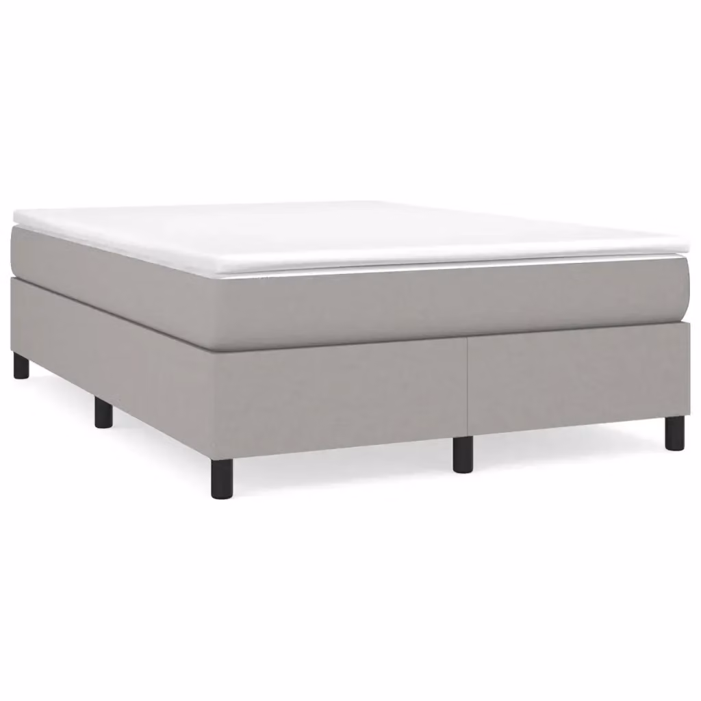 Letto Ibrido con Materasso vidaXL Grigio e Bianco L/P: 140 x 190 cm – 2