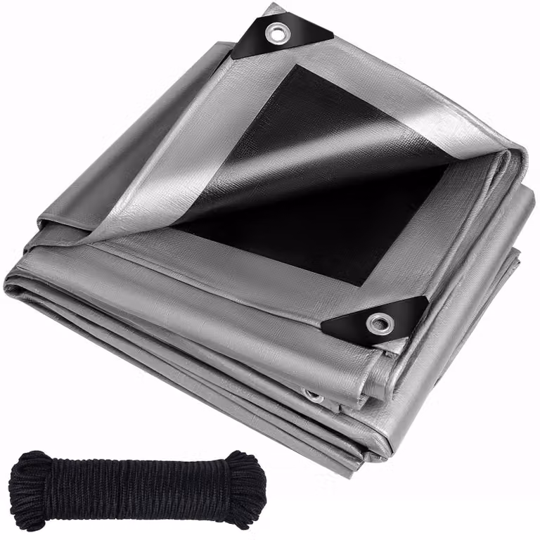 Telo coprioggetto 2 x 4 metri, 260 g/m², impermeabile e resistente agli strappi, stabilizzato contro i raggi UV