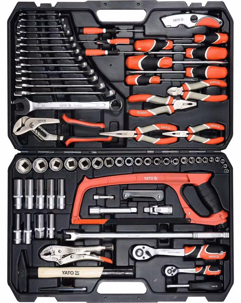 Kit di attrezzi XXL da 1/2", 79 pezzi: chiavi a bussola, cacciaviti, pinze