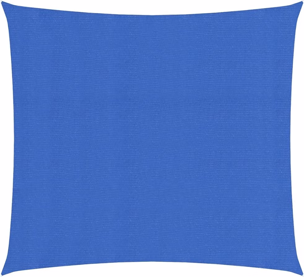Vela Parasole 160 g/m² Quadrata Blu 5x5 m in HDPE