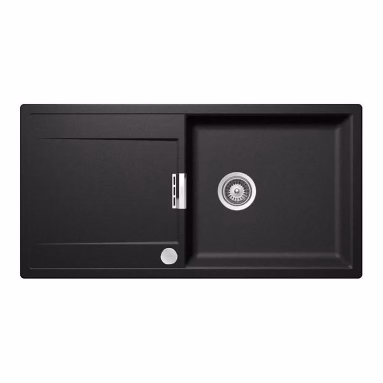 Schock Cristadur Mono D-100 L U Stone STO lavello sottopiano con comando eccentrico