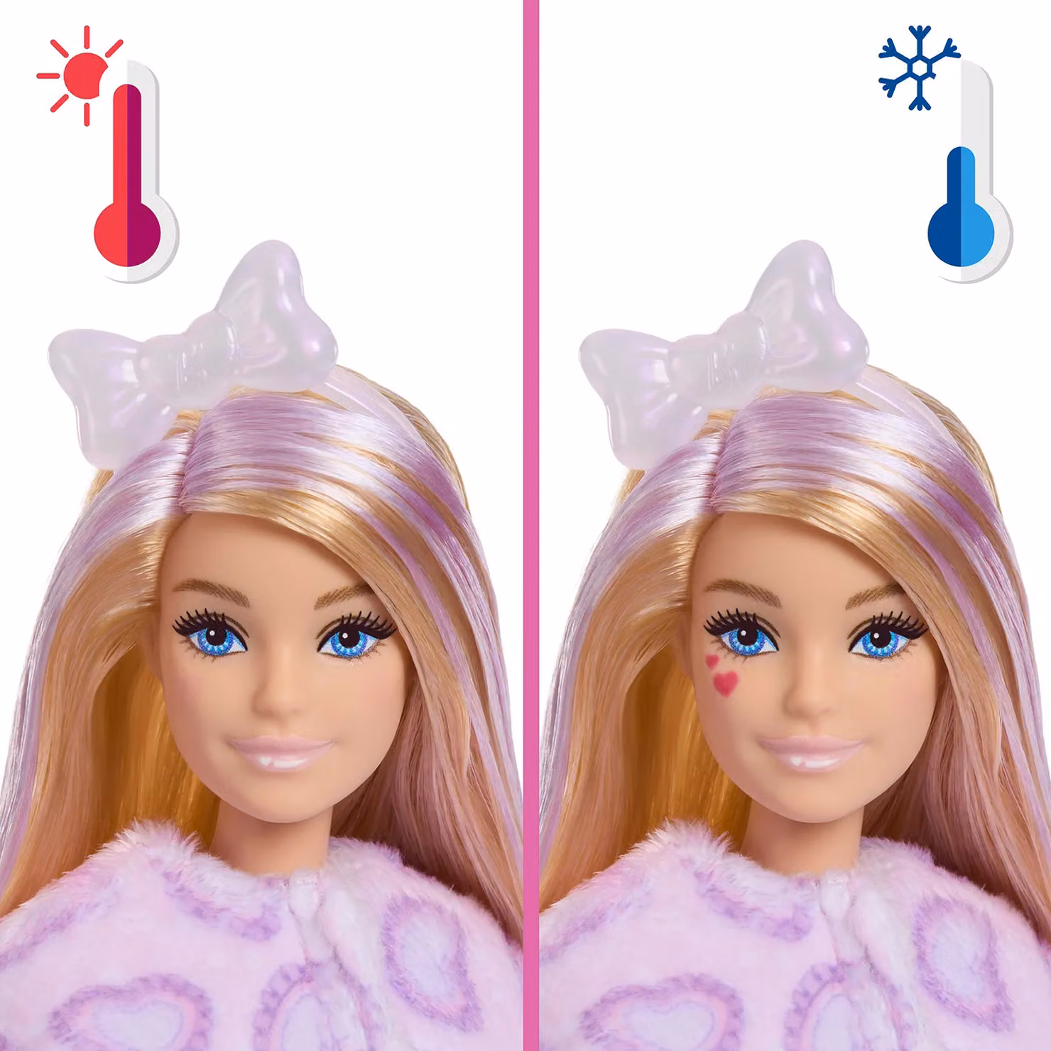 Mattel Barbie Cutie Reveal Serie Cuddly Bambola Rosa con Costume e 10 Sorprese – 2