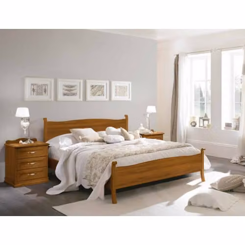 Letto matrimoniale Colombini Casa classico in nobilitato - Anastasia