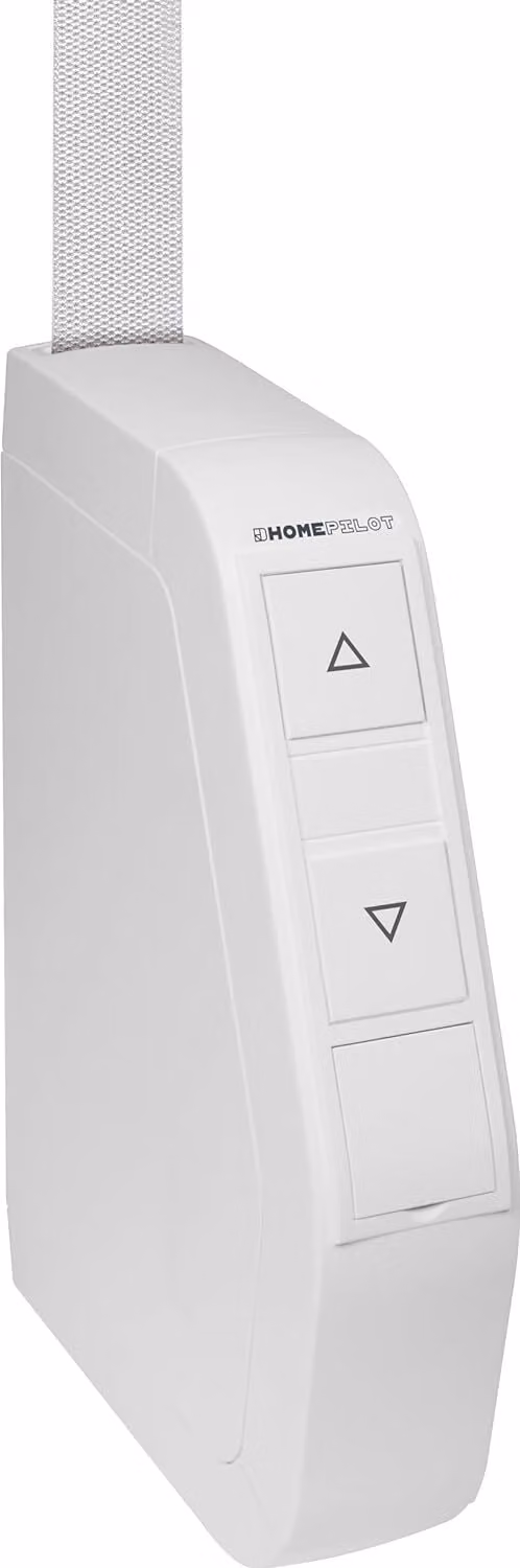 HOMEPILLOT RolloTron pure smart a superficie mini nastro 15 mm avvolgitore elettrico Smart-Home avvolgitore girevole fino a 30 kg 5 m² Tapparella App Alexa Google Assistant Gateway possibile