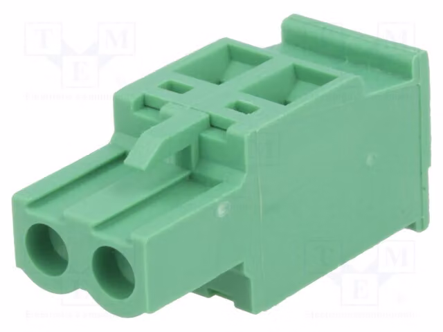 5 connettori a morsetto disattivabili, angolati, per cavi: 2, sezione 5 mm², 2,5 mm². Codice prodotto: 2EDGKA-5.0-02P-14-00