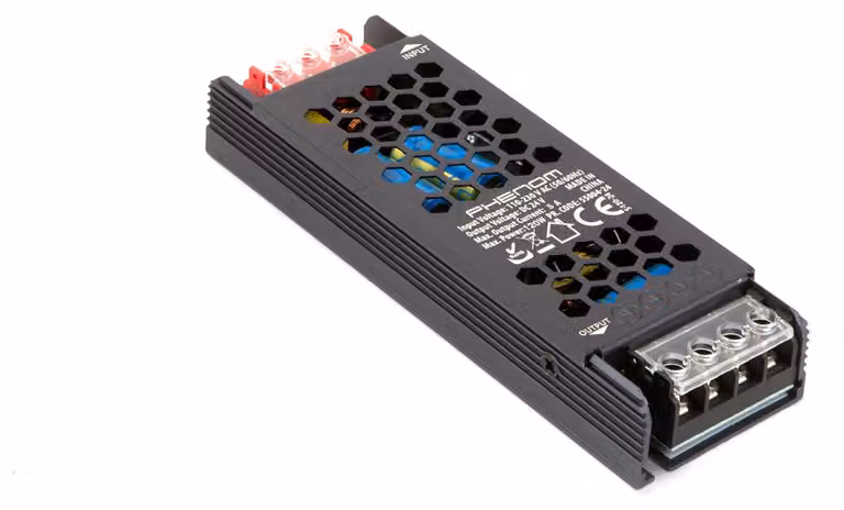 Alimentatore LED - Trasformatore - Per strisce LED - Alimentatore trasformatore stabilizzato 24V DC 5A - 120W - Adatto per illuminazione a LED e applicazioni industriali [55004-24]