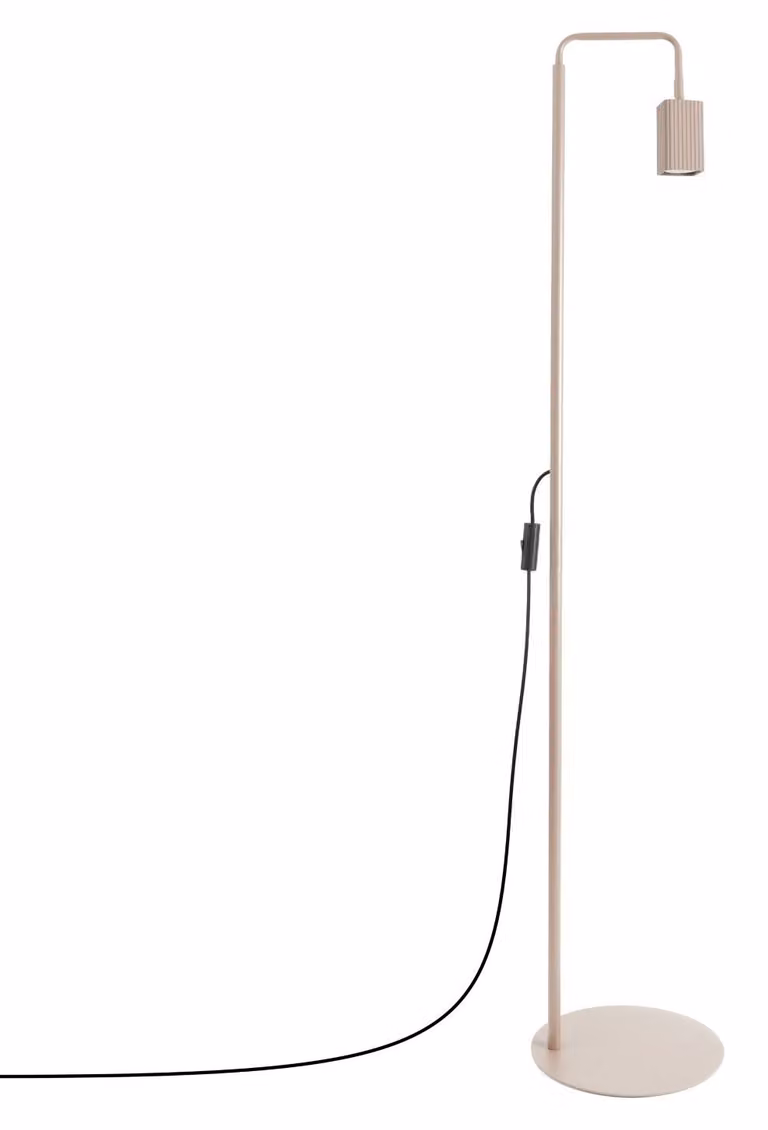 Lampada da terra RAYO 1 tortora 1xGU10 10W alluminio 160x30x30cm Sollux Lighting