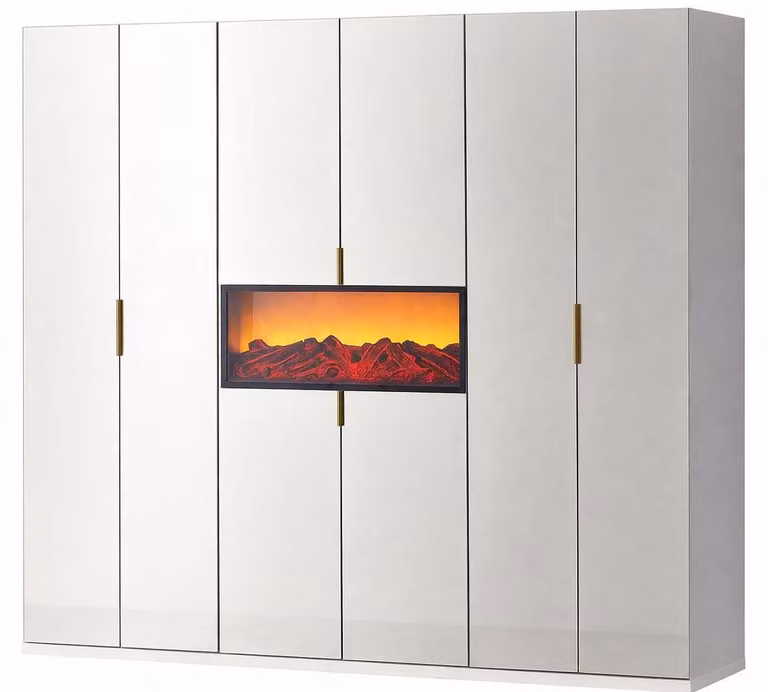 Armadio elegante con ampio spazio di stoccaggio e design moderno